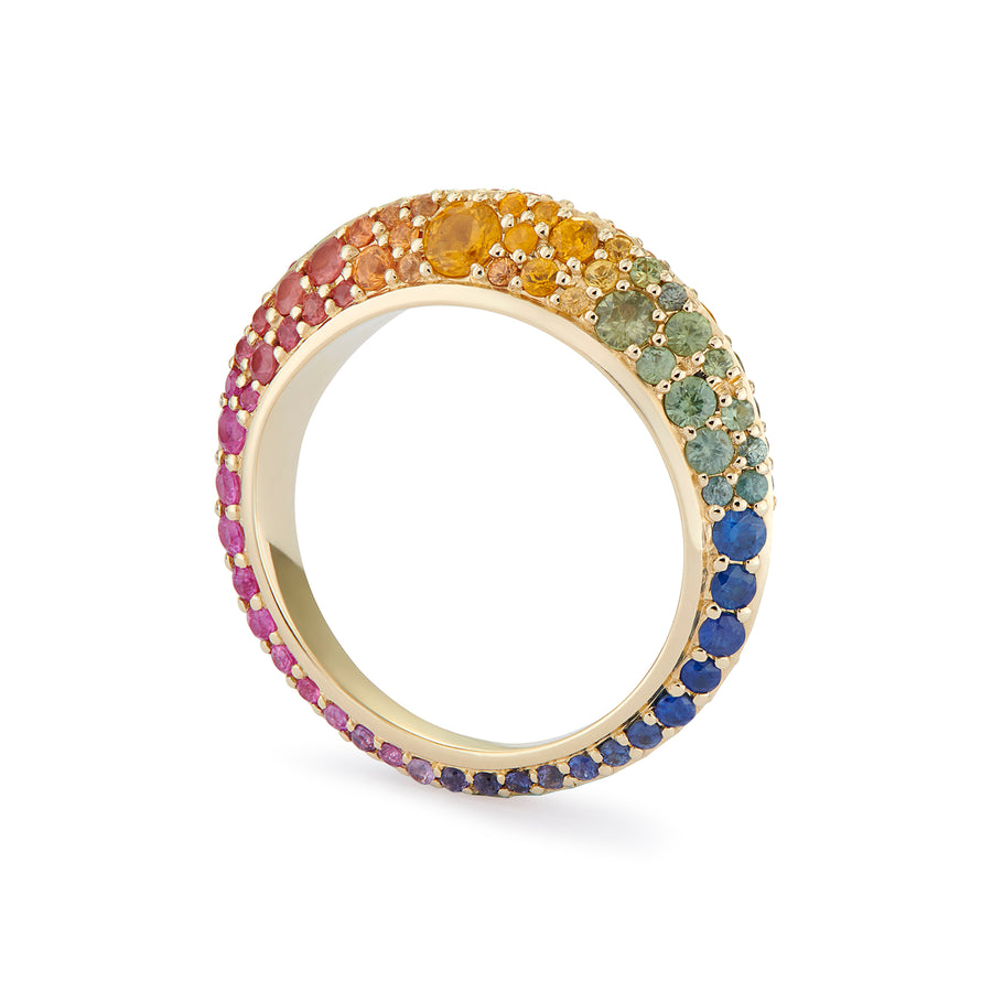 SUPERNOVA RING RAINBOW SAPPHIRES