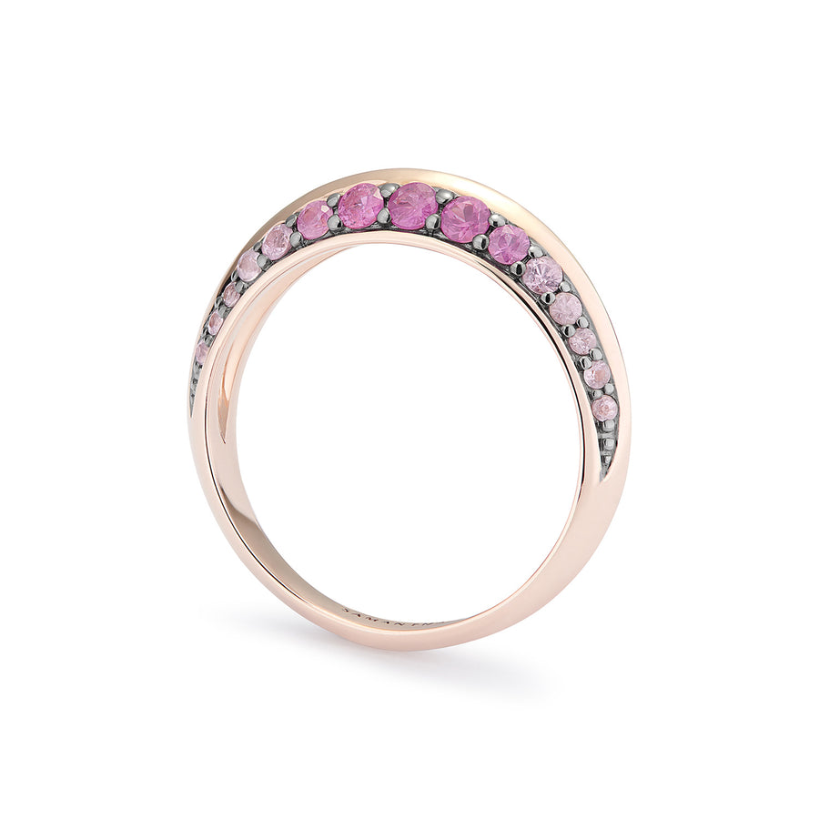NOVA RING PINK OMBRE SAPPHIRES