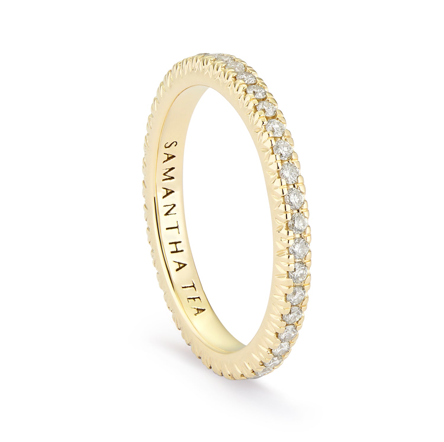 NORANI PINKY RING WHITE DIAMONDS