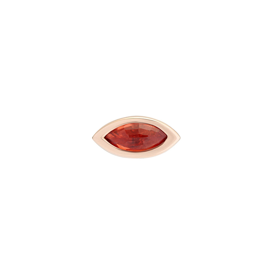 EYE SEE YOU STUD ORANGE SAPPHIRE