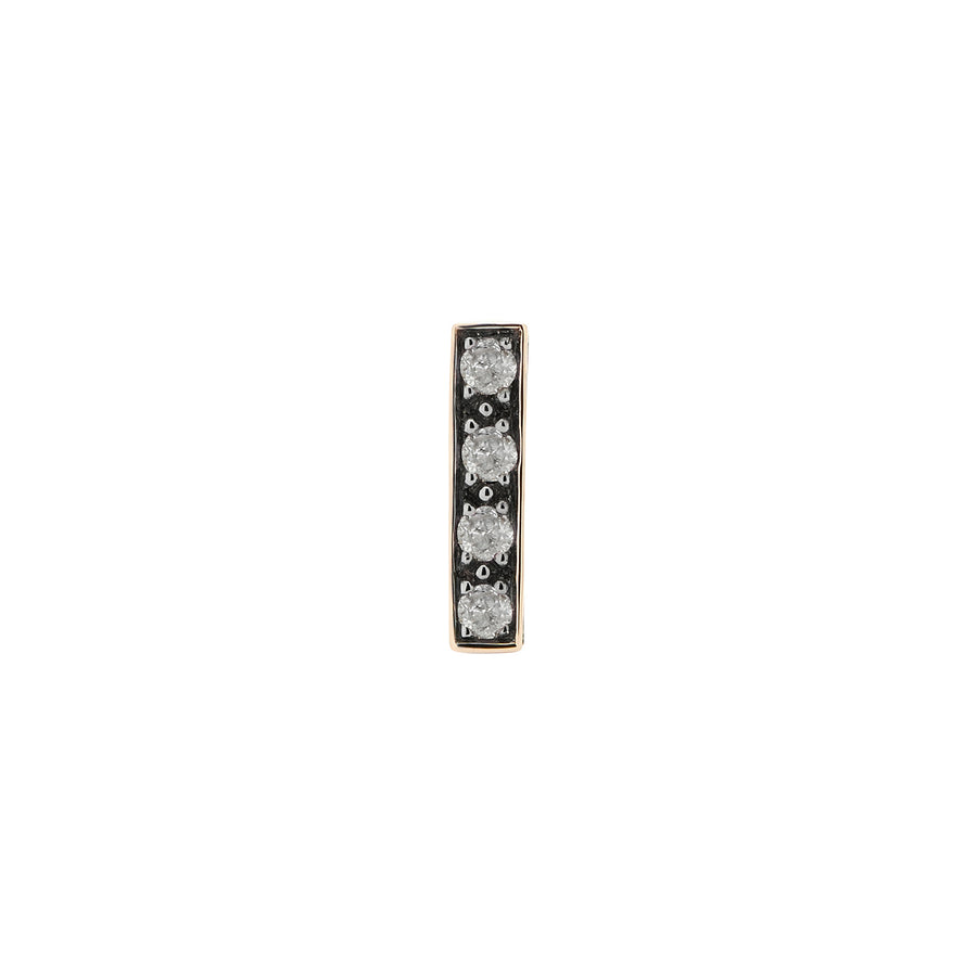 CANDY BAR STUD GREY DIAMONDS